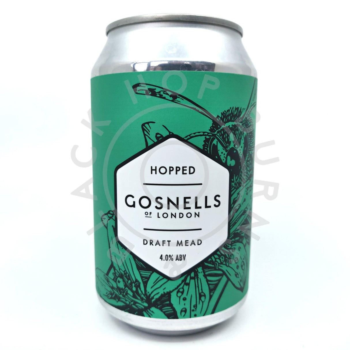 Gosnells Hopped Mead 4% (330ml can)-Hop Burns & Black