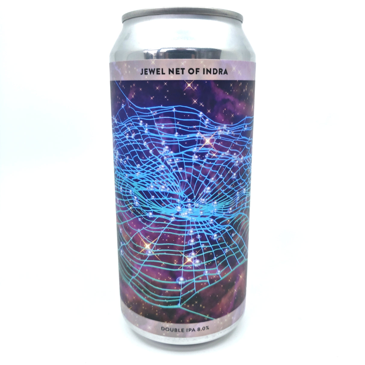 Gamma Brewing Jewel Net of Indra Double IPA 8% (440ml can)-Hop Burns & Black