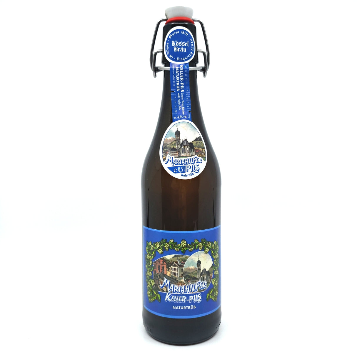Kossel Brau Mariahilfer Keller-Pils 4.6% (500ml)-Hop Burns & Black
