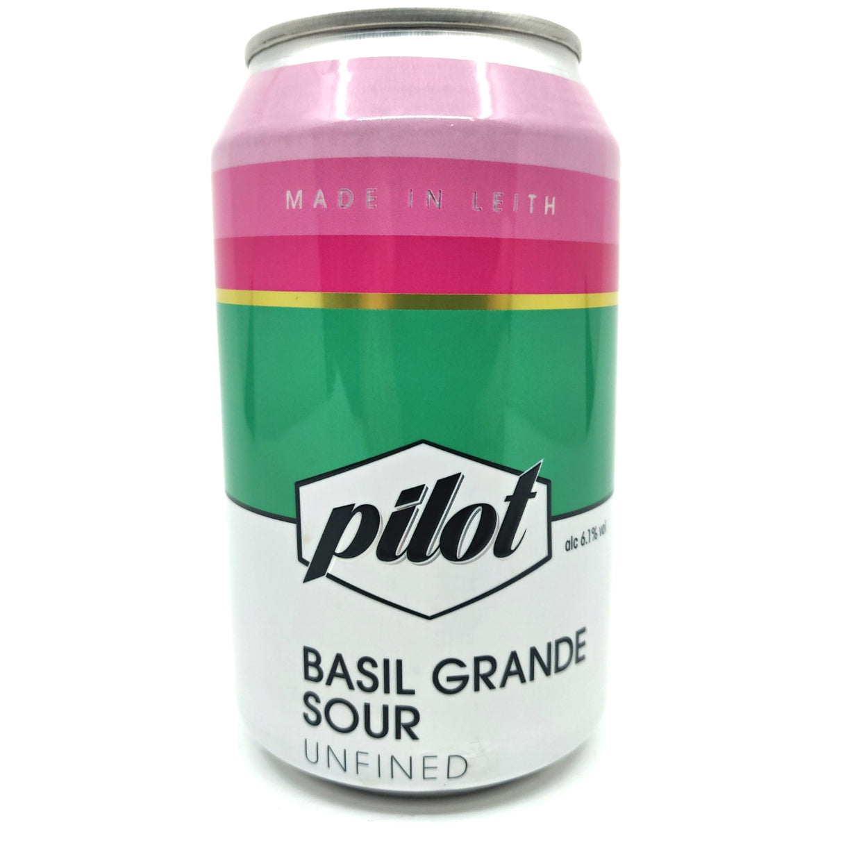 Pilot Basil Grande Sour 6.1% (330ml can)-Hop Burns & Black