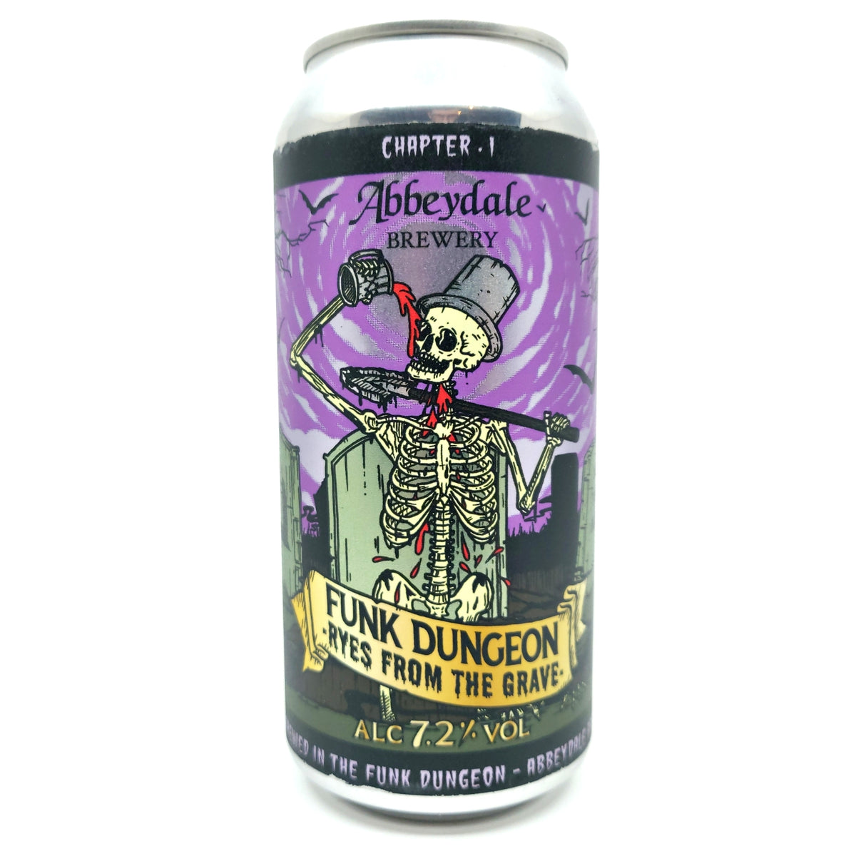 Abbeydale Funk Dungeon Ryes From The Grave Fruit Sour 7.2% (440ml can)-Hop Burns & Black