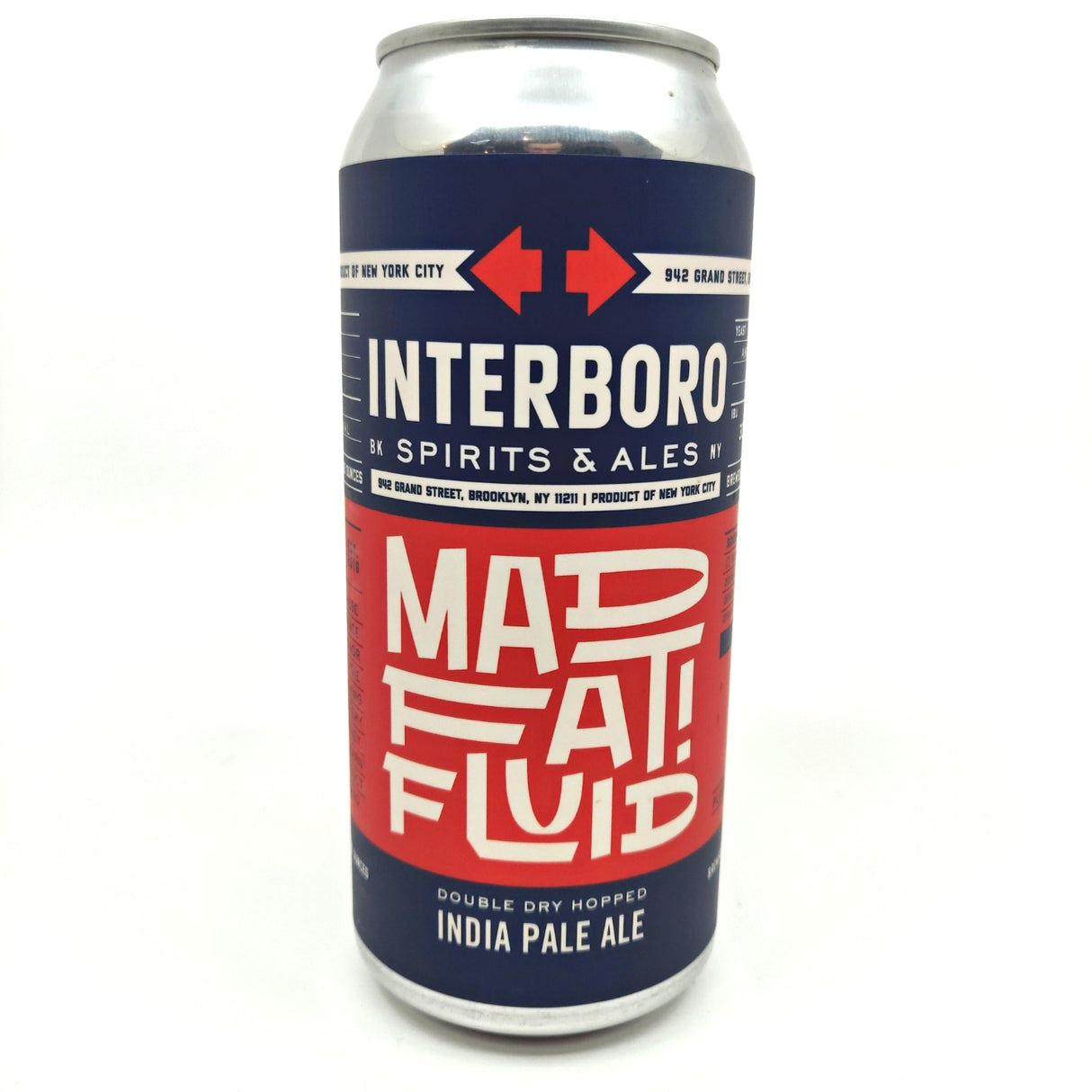 Barrier Brewing x Interboro Money Mad Fat IPA 7.3% (473ml can)-Hop Burns & Black