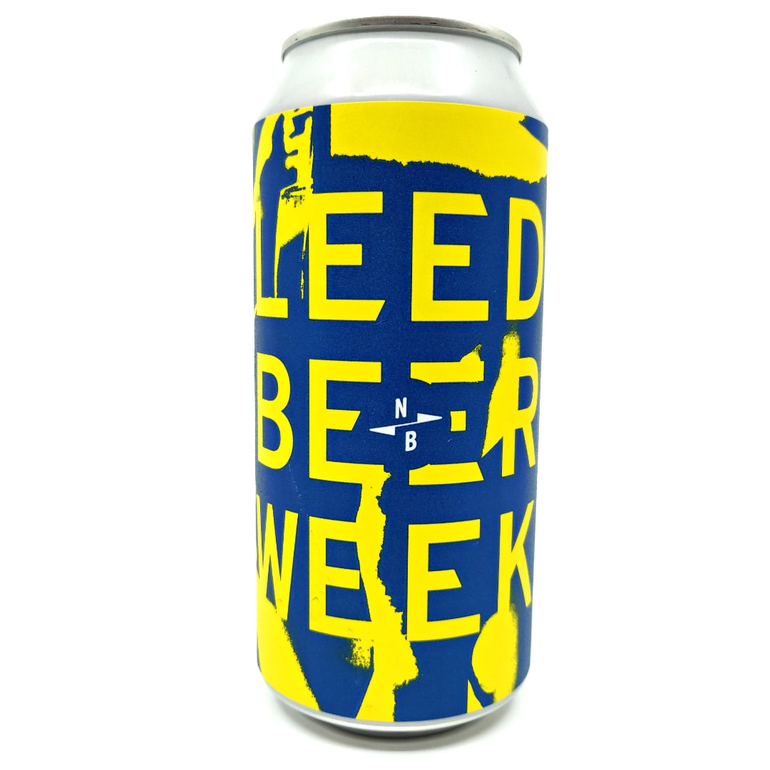 North Brewing Co x Leeds Beer Week DDH IPA 6.2% (440ml can)-Hop Burns & Black