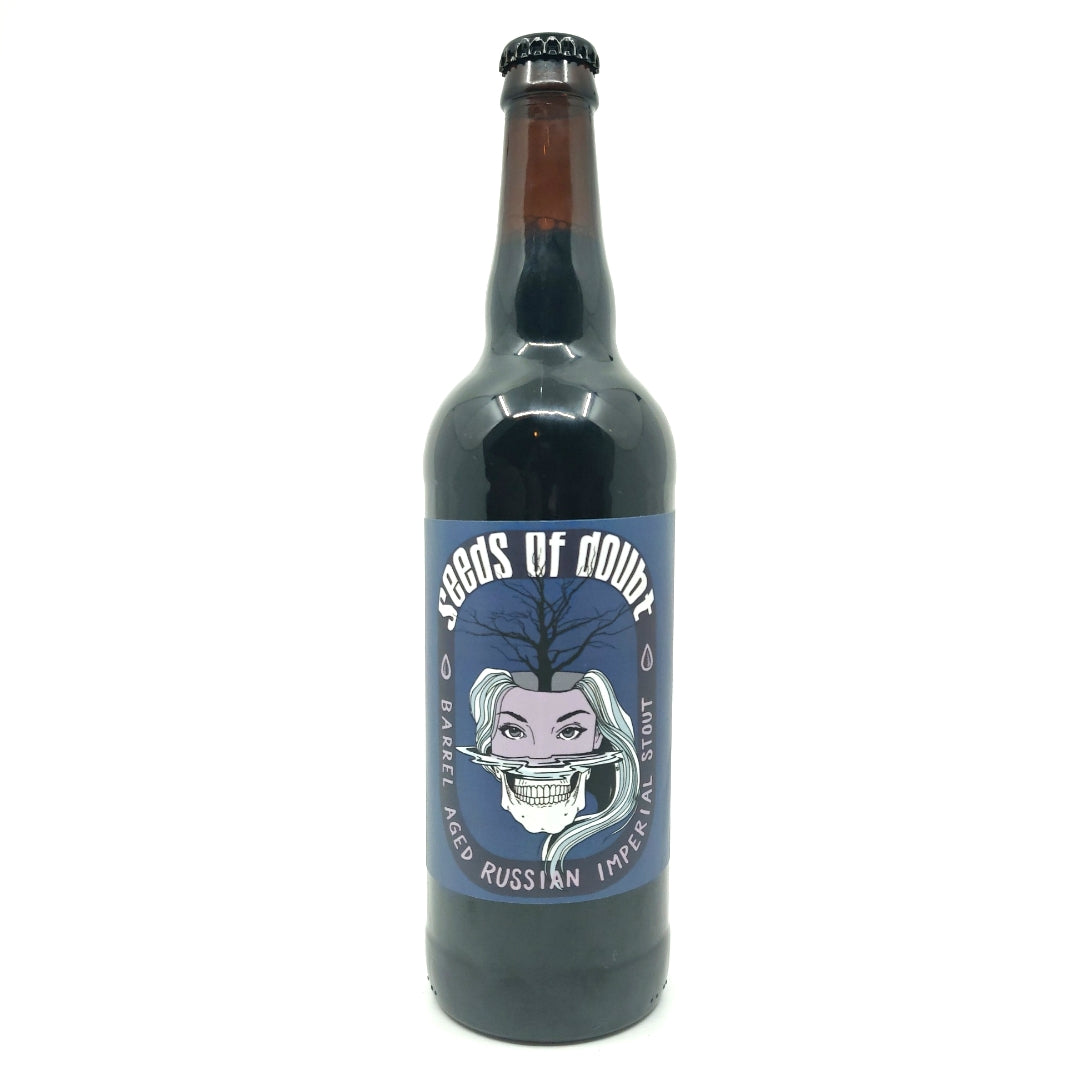 Escape Brewing Seeds of Doubt BA Russian Imperial Stout 11% (650ml)-Hop Burns & Black