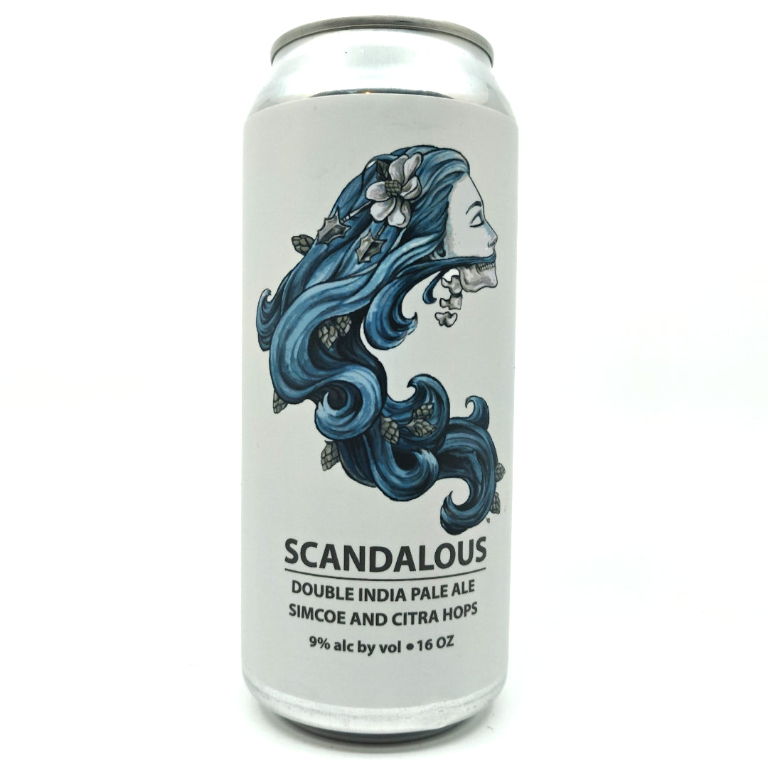 Escape Brewing Scandalous DIPA 9% (473ml can)-Hop Burns & Black