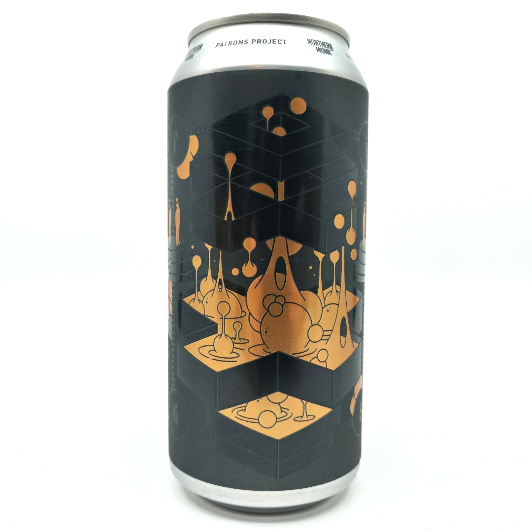 Northern Monk x Pigs Pigs Pigs Pigs Pigs Pigs Pigs Psychopomp Multivitamin Tropical Juice IPA Patrons Project 19.02 7% (440ml can)-Hop Burns & Black