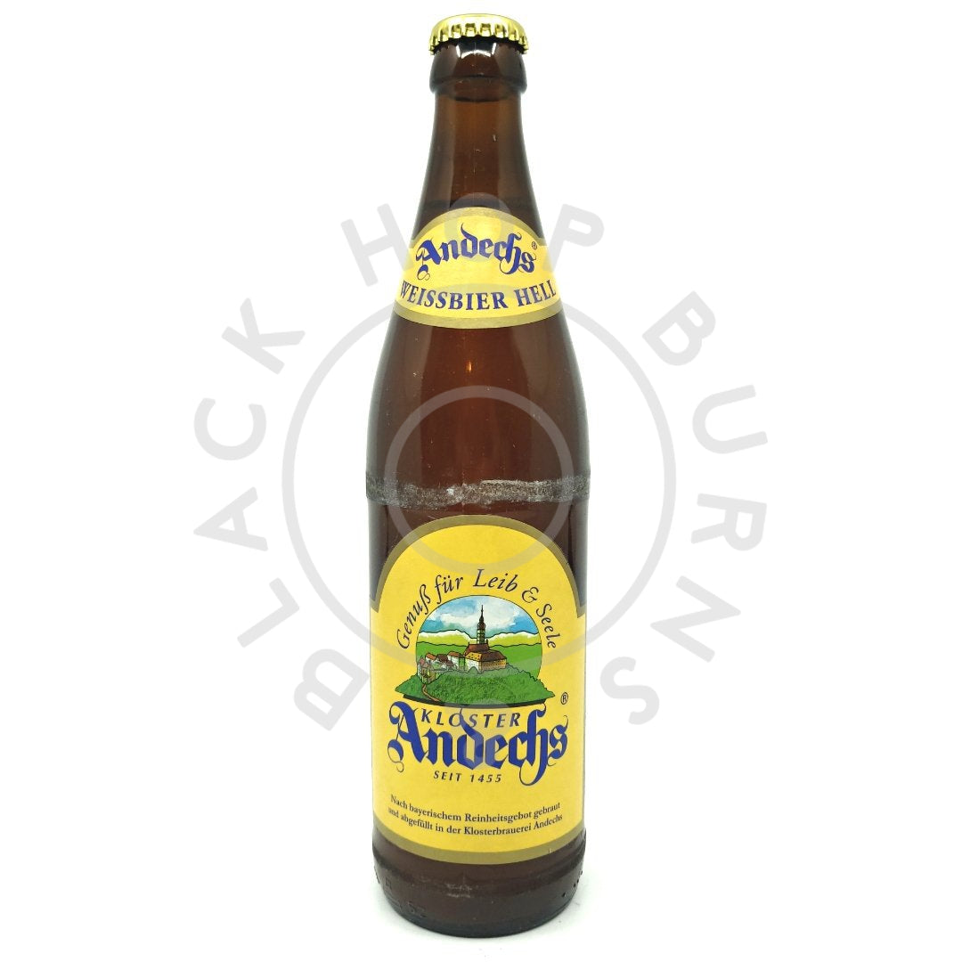 Kloster Andechs Andechser Weissbier Hell 5.5% (500ml)-Hop Burns & Black