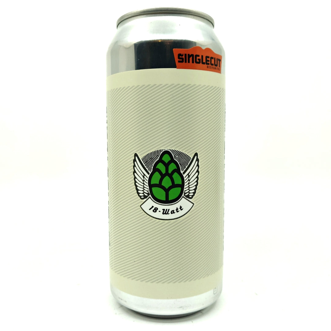 SingleCut Beersmiths 18-Watt IPA 5% (473ml can)-Hop Burns & Black