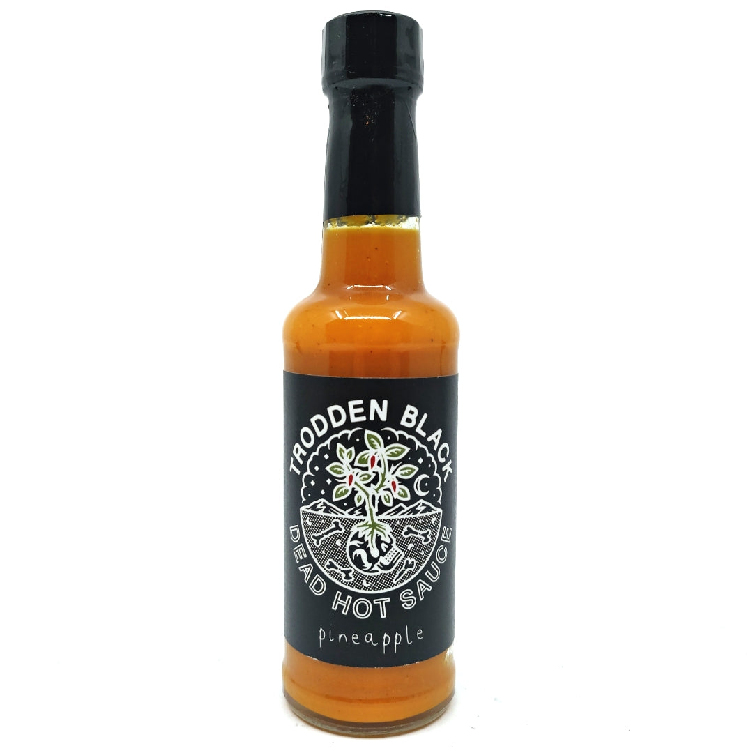 Trodden Black Dead Hot Sauce - Pineapple (150g)-Hop Burns & Black