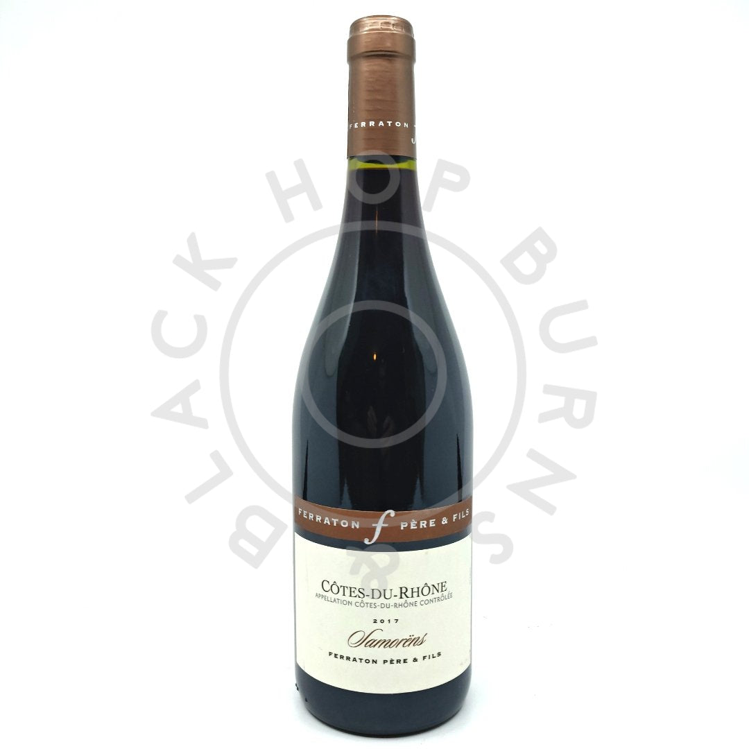 Ferraton Pere & Fils Samorens Cotes du Rhone Rouge 2017 14.5% (750ml)-Hop Burns & Black