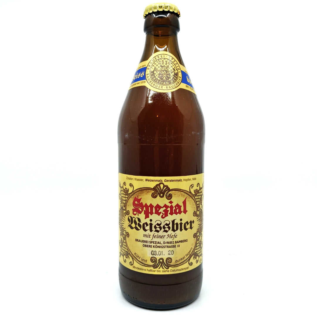 Spezial Weissbier Rauchbier 5.3% (500ml)-Hop Burns & Black