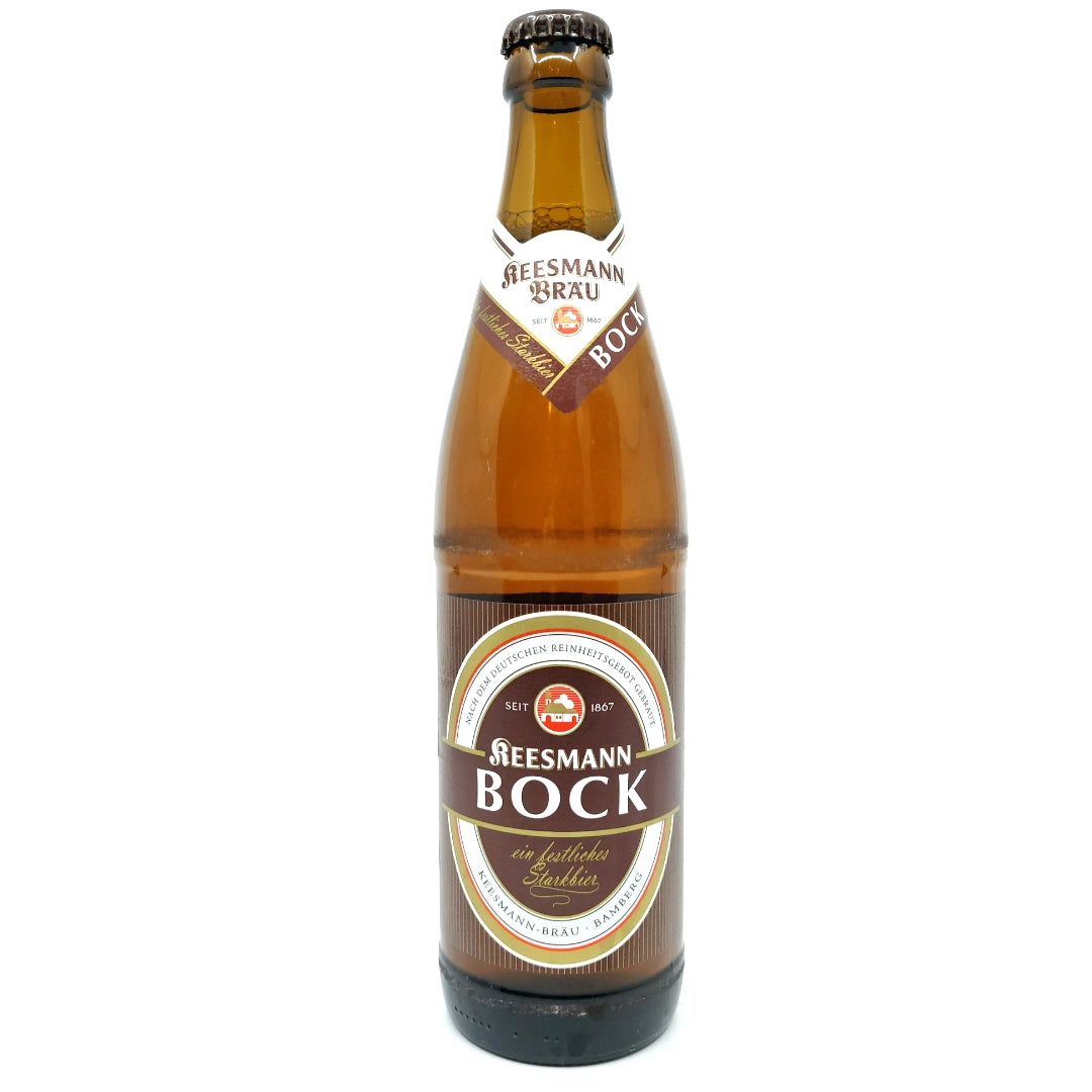 Keesmann Brau Bock 6.9% (500ml)-Hop Burns & Black