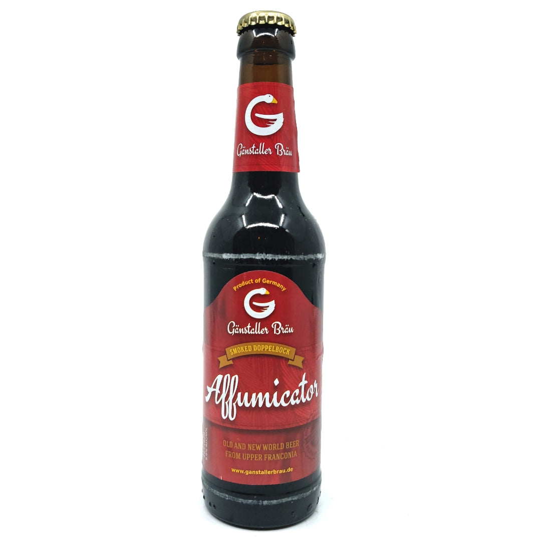 Ganstaller Affumicator Smoked Doppelbock 9.6% (330ml)-Hop Burns & Black