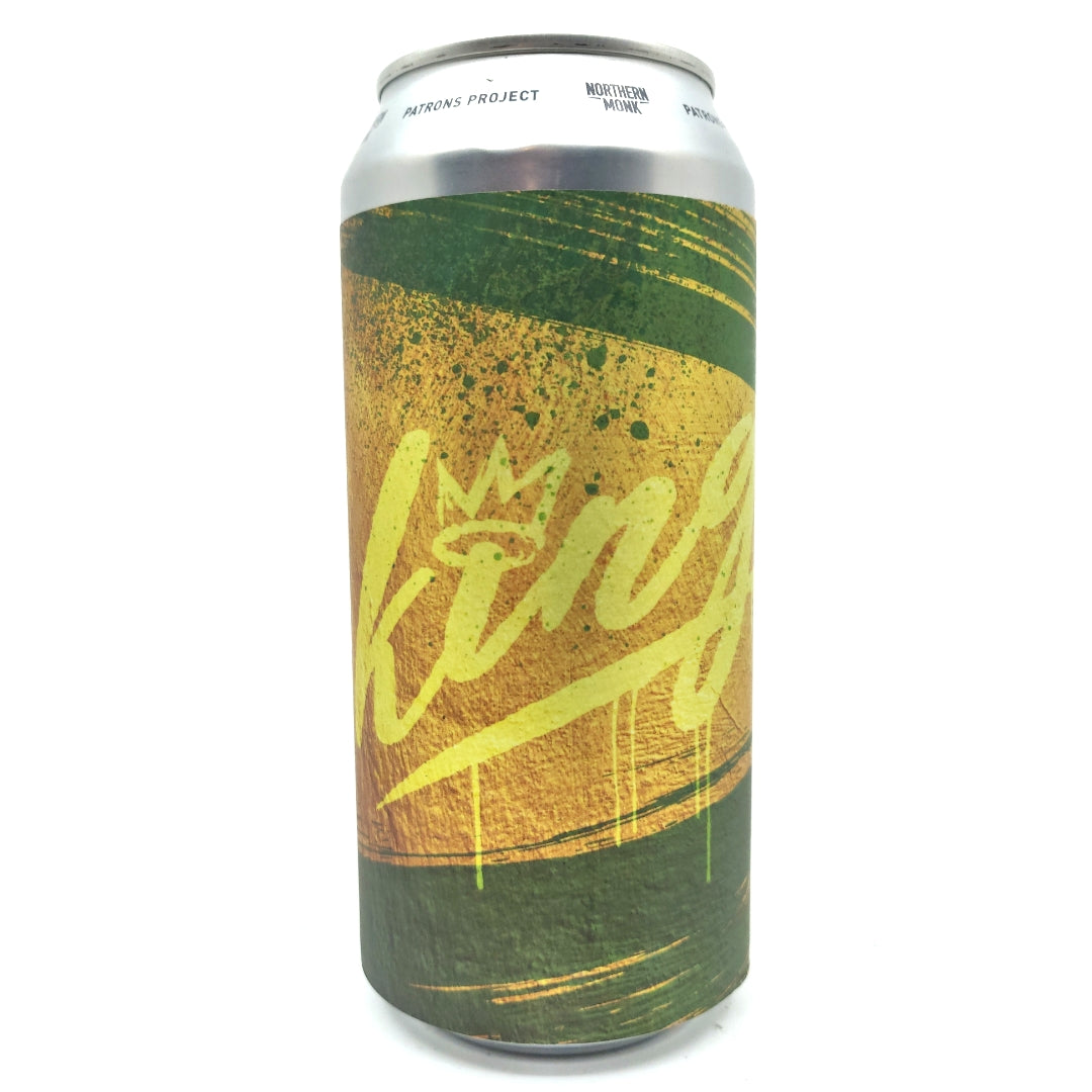 Northern Monk King KODH TV Grapefruit Soda IPA Patrons Project 14.05 7.4% (440ml can)-Hop Burns & Black