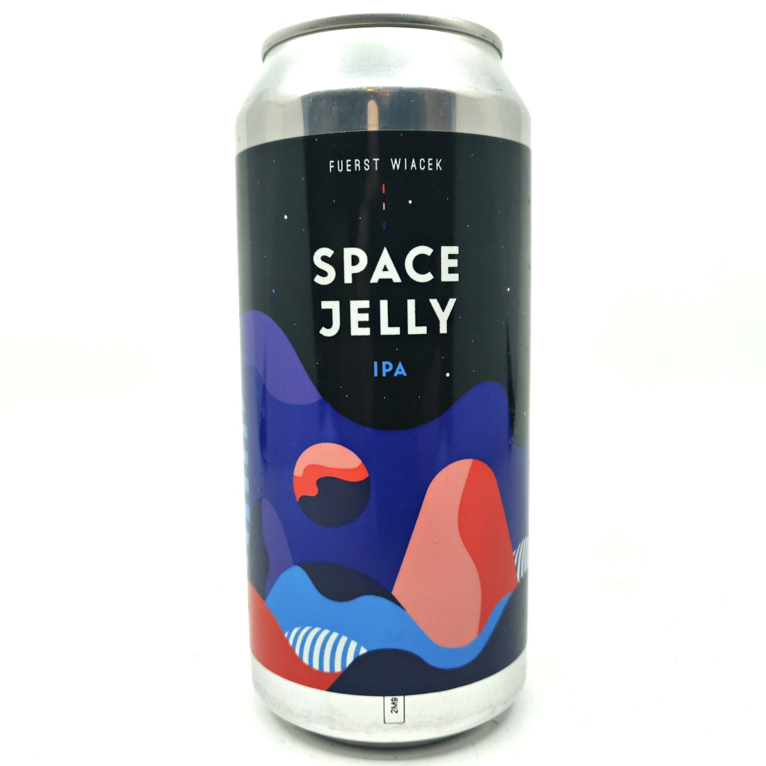 Fuerst Wiacek Space Jelly IPA 6.8% (440ml can)-Hop Burns & Black