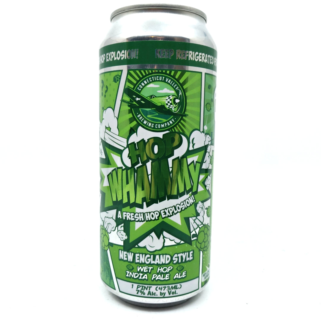 Connecticut Valley Hop Whammy IPA 7% (473ml can)-Hop Burns & Black