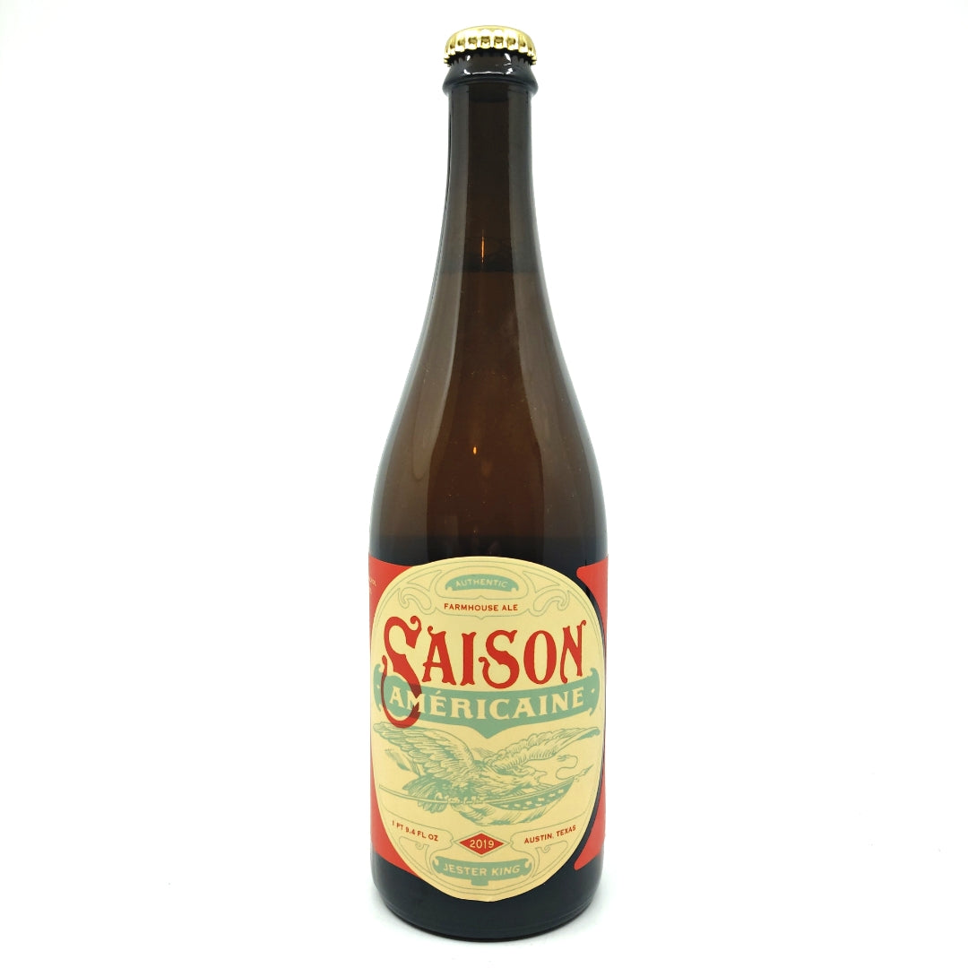Jester King Saison Americaine 5.2% (750ml)-Hop Burns & Black