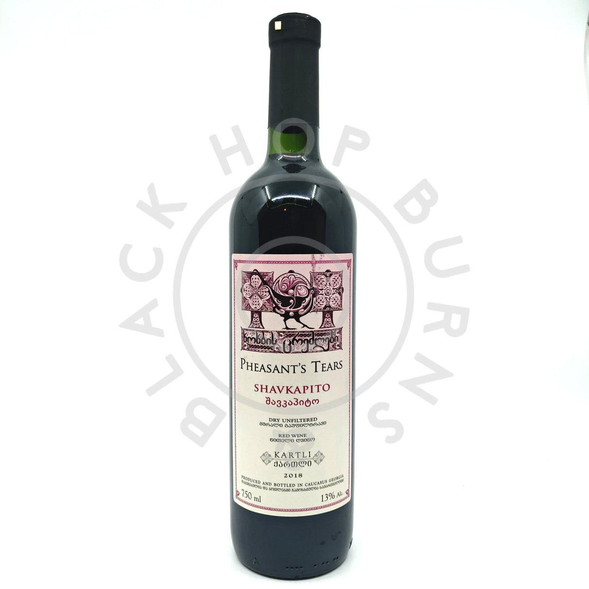 Pheasant's Tears Shavkapito Red 2018 13% (750ml)-Hop Burns & Black