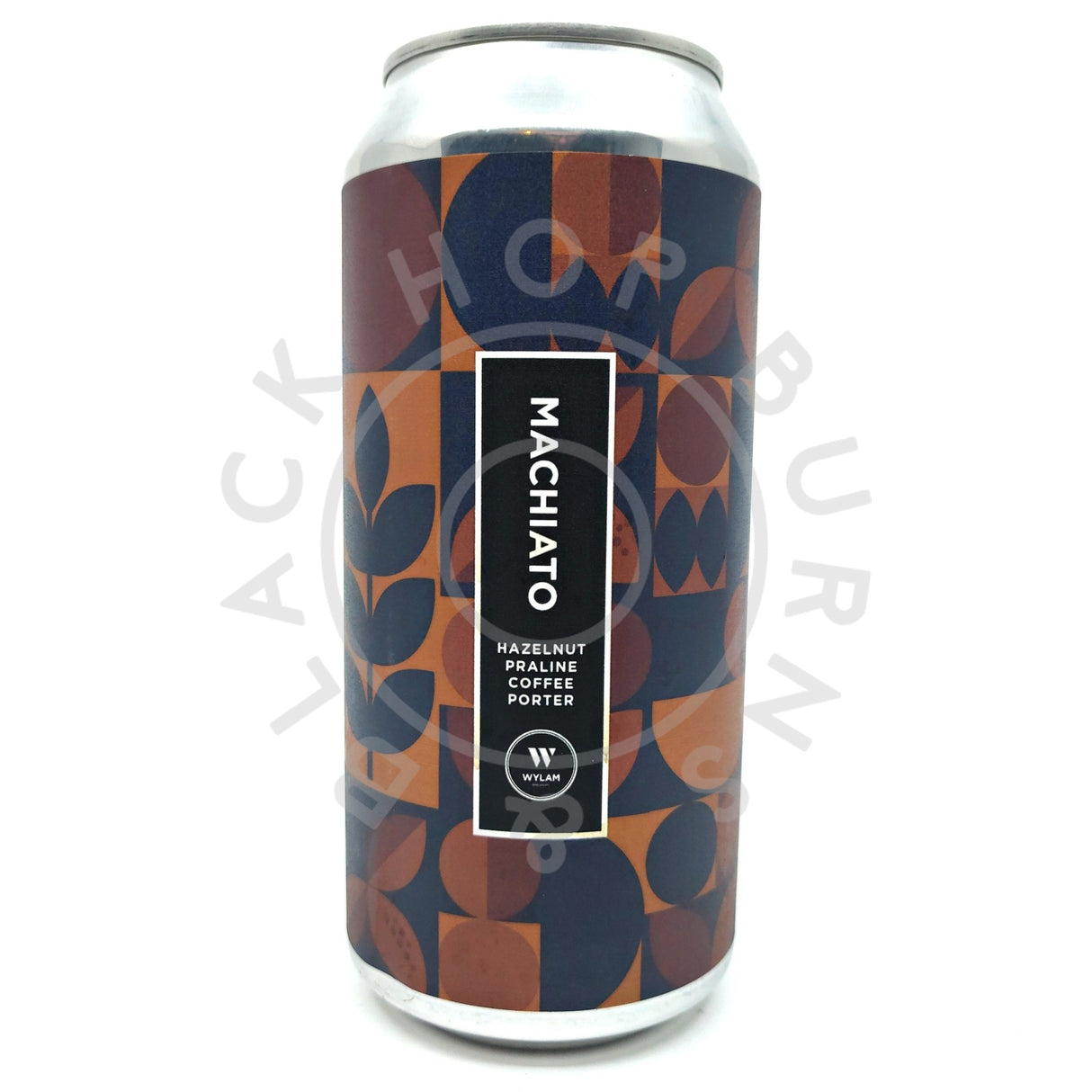 Wylam Macchiato Hazelnut Praline Coffee Porter 6.5% (440ml can)-Hop Burns & Black