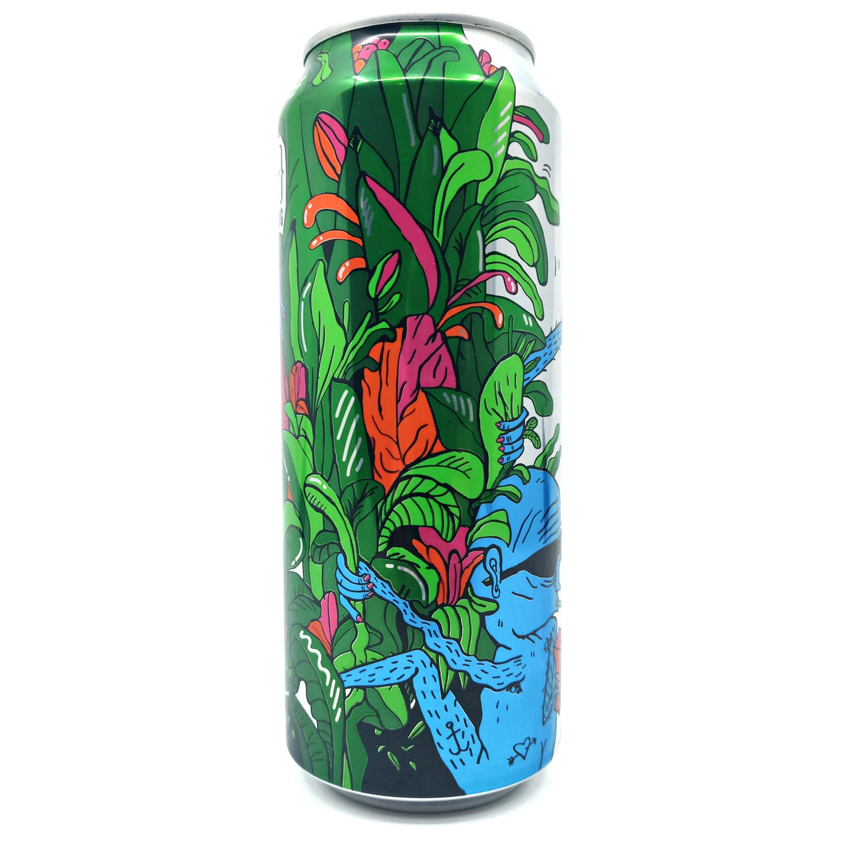 Lervig Tasty Juice Double Hopped Citra IPA 6% (500ml can)-Hop Burns & Black
