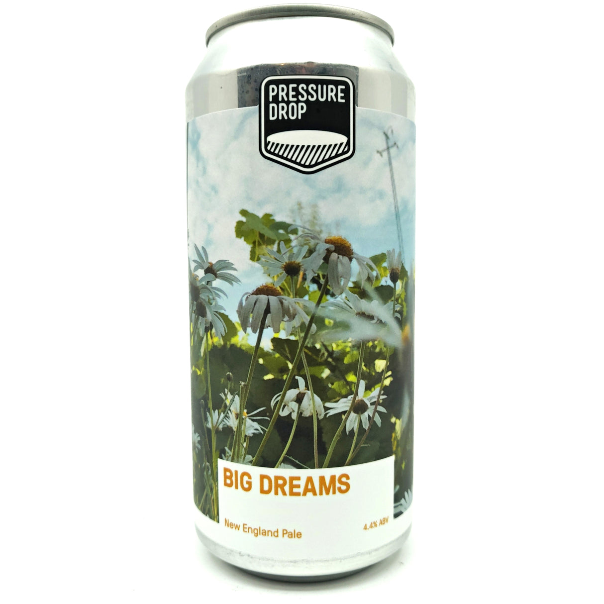 Pressure Drop Big Dreams New England Pale 4.4% (440ml can)-Hop Burns & Black