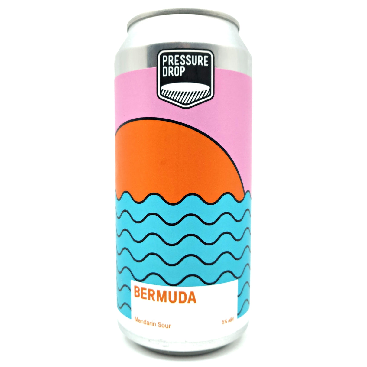 Pressure Drop Bermuda Mandarin Sour 5% (440ml can)-Hop Burns & Black
