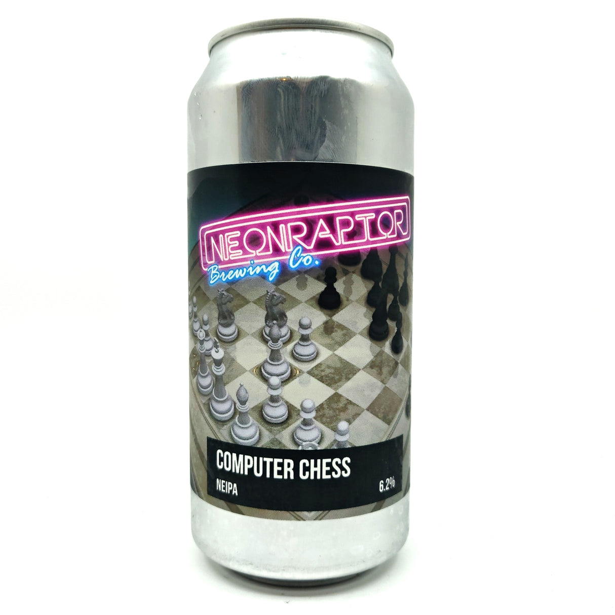 Neon Raptor Computer Chess NEIPA 6.2% (440ml can)-Hop Burns & Black
