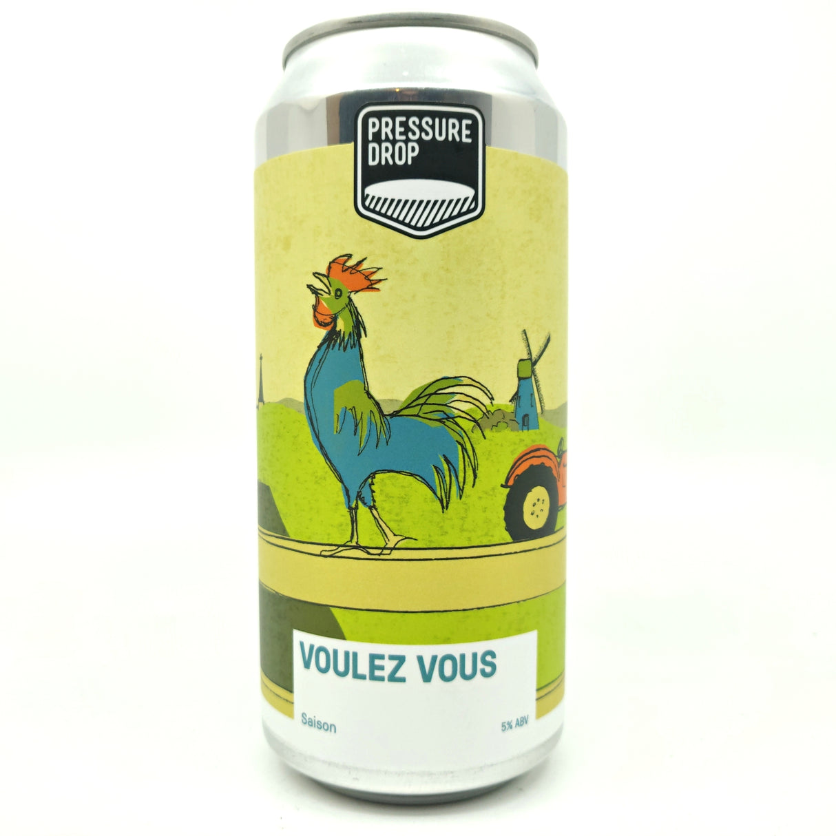 Pressure Drop Voulez Vous Saison 5.2% (440ml can)-Hop Burns & Black