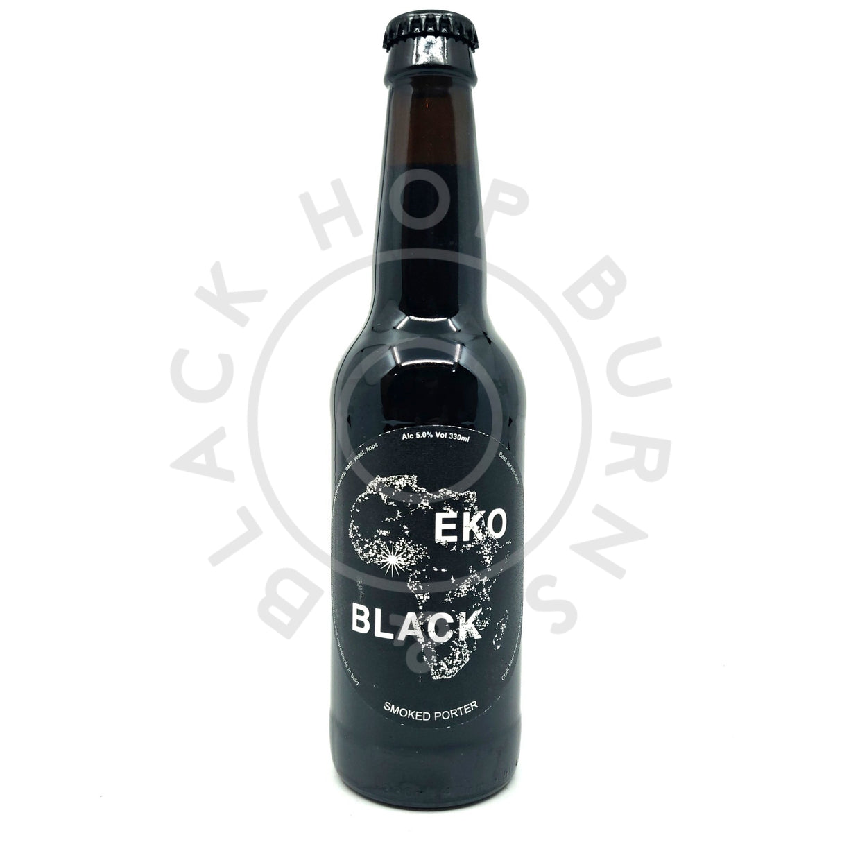 Eko Black Smoked Porter 5% (330ml)-Hop Burns & Black