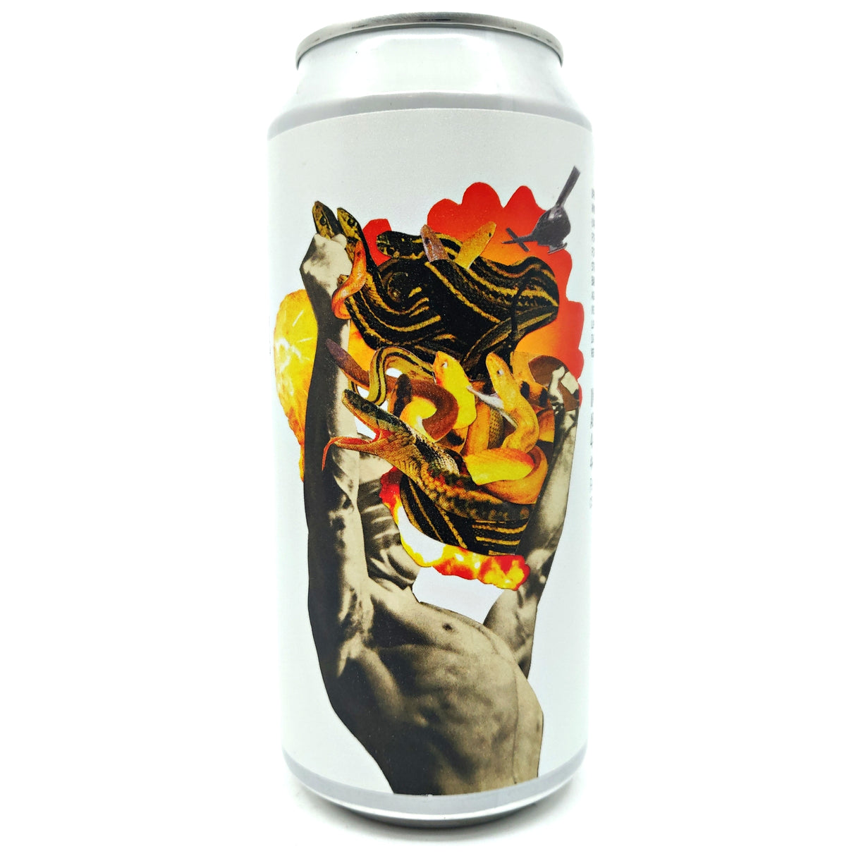 Whiplash Fatal Deviation Imperial Stout 10% (440ml can)-Hop Burns & Black