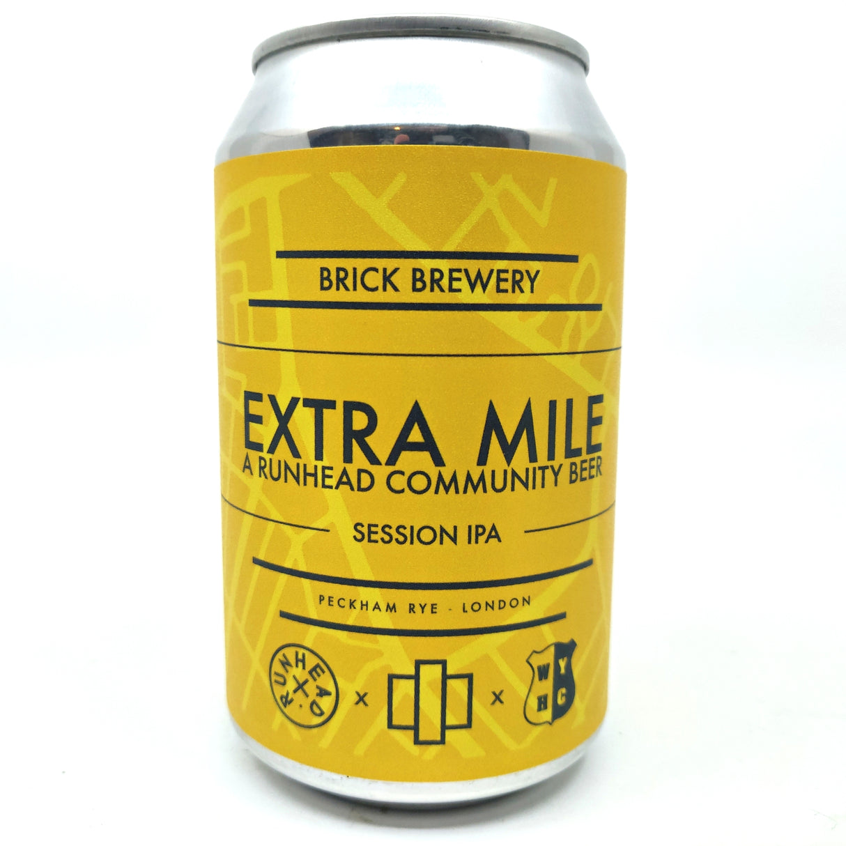 Brick Brewery x Runhead Extra Mile 3.9% (330ml can)-Hop Burns & Black