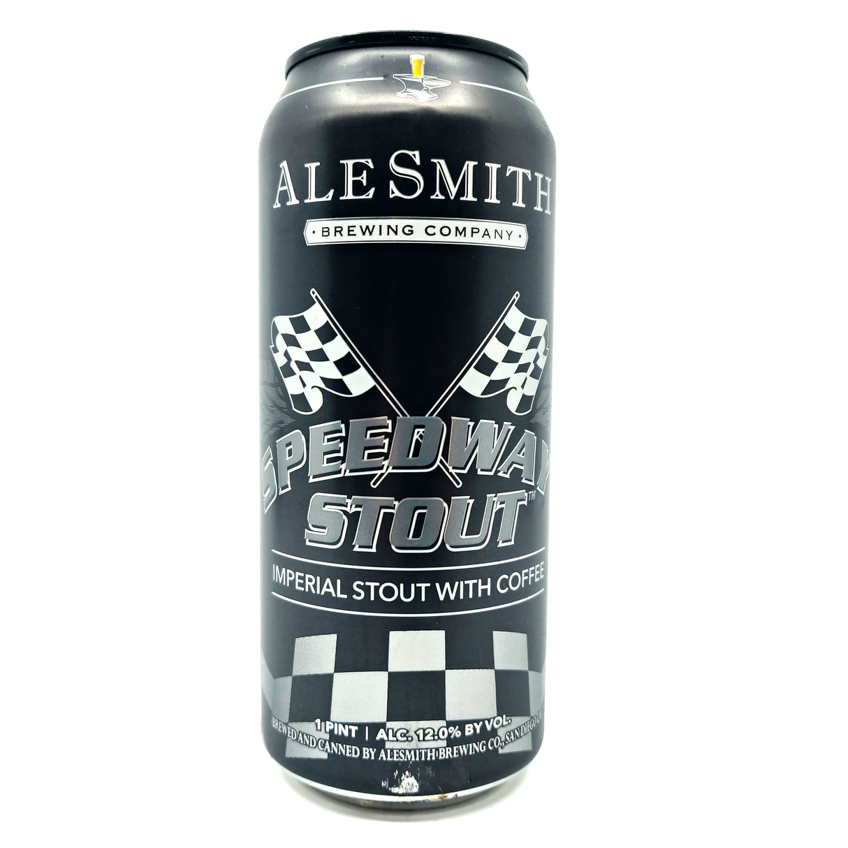 Alesmith Speedway Stout 12% (473ml can)-Hop Burns & Black