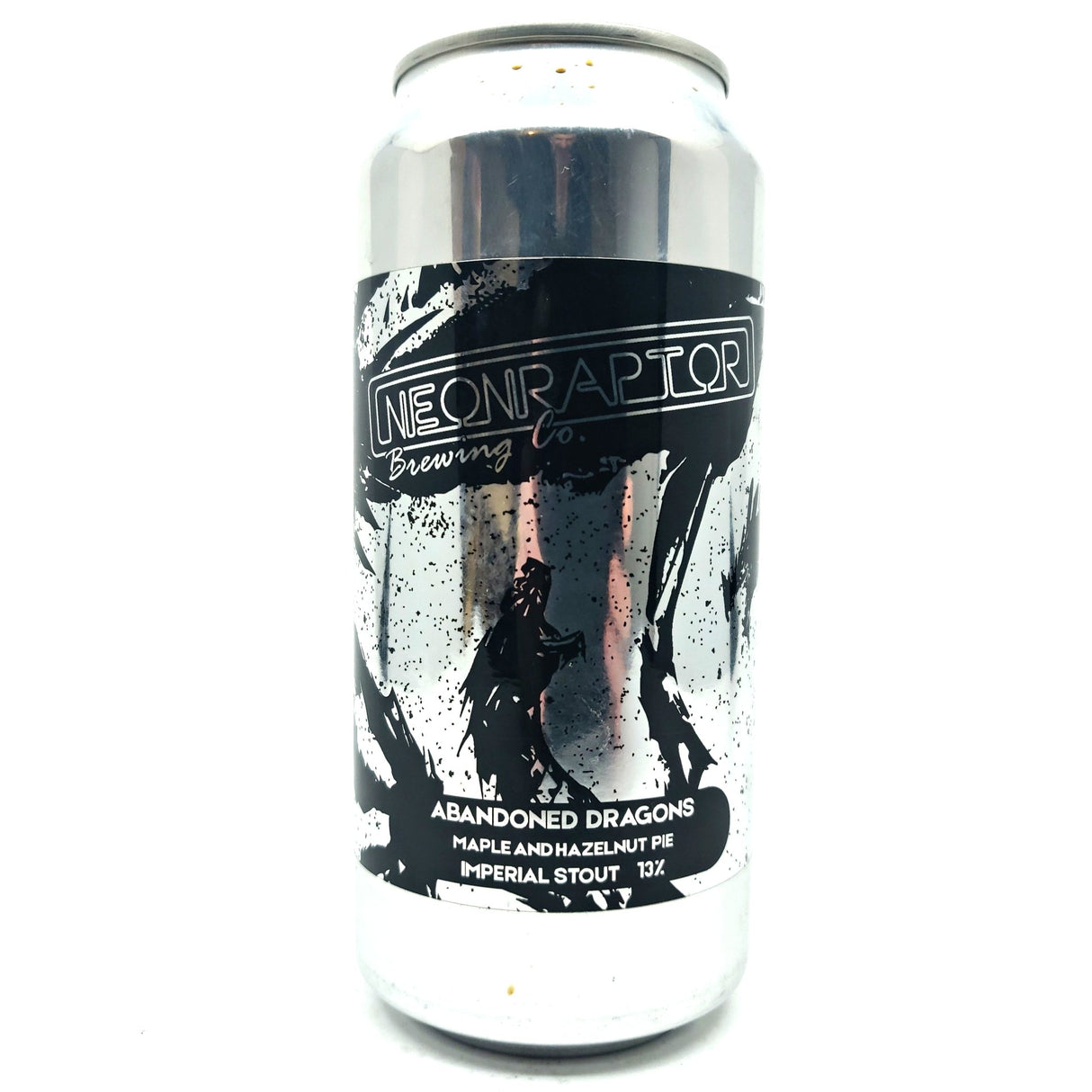 Neon Raptor Abandoned Dragons Maple & Hazelnut Pie Imperial Stout 13% (440ml can)-Hop Burns & Black