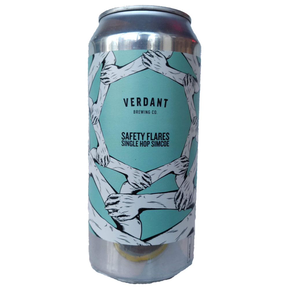 Verdant Safety Flares Single Hop Simcoe Pale Ale 5.2% (440ml can)-Hop Burns & Black