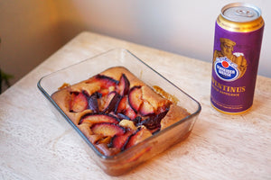 The Beer Lover's Table: Stone Fruit Spoon Cake and Schneider Aventinus Tap 6 Wheat Doppelbock