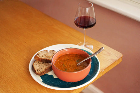 Wine & Food Killers: Merguez, Chestnut, Tomato & Saffron Soup With Tenuta Baroni Campanino Sassi Rosa Sangiovese 2021