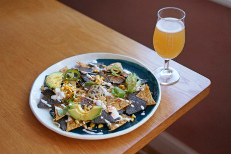 The Beer Lover's Table: Esquites Nachos and Yonder Pink Grapefruit Paloma
