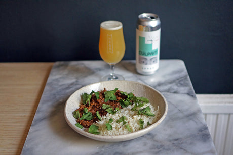 The Beer Lover's Table: Vegetarian Keema and Baron Brewing Culprit New England IPA