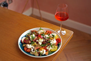 Wine & Food Killers: Summer Tomato and Nectarine Confetti Salad and Christina Rosé 2022