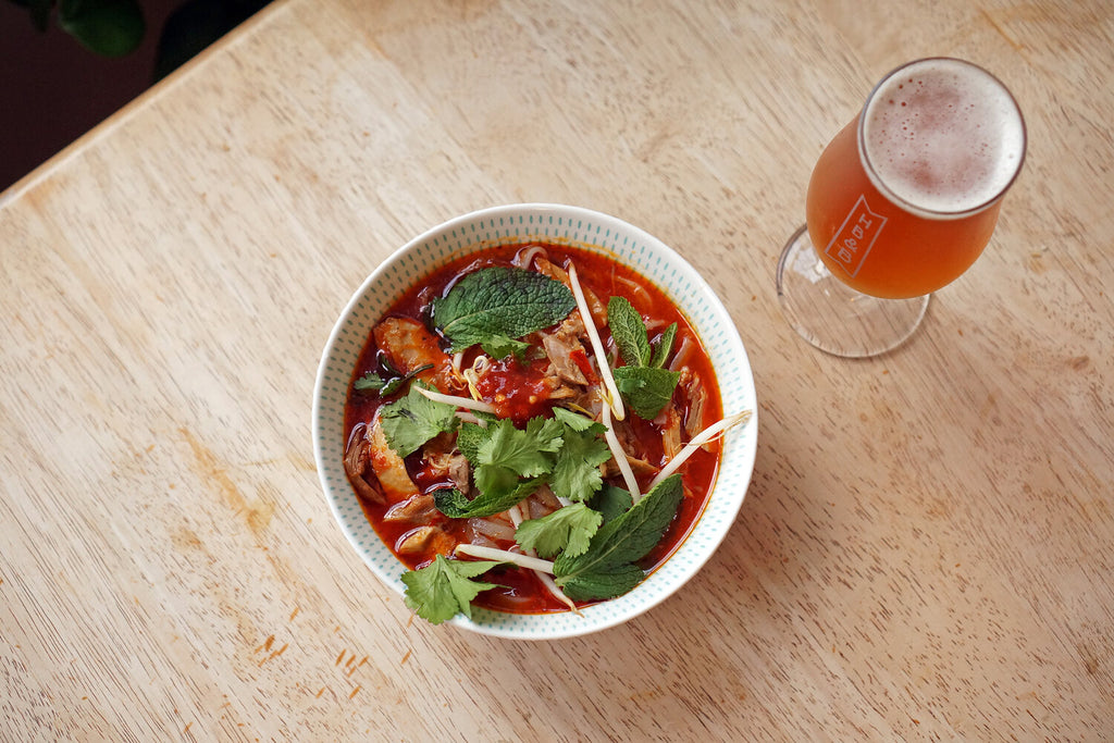 The Beer Lover’s Table: Chicken Laksa and Braybrooke x Donzoko Vienna Lager