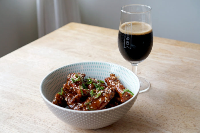 The Beer Lover’s Table: Chinese-Caribbean Wings and Elusive x Hop Burns & Black Aztec Challenge Smoked Chilli Porter