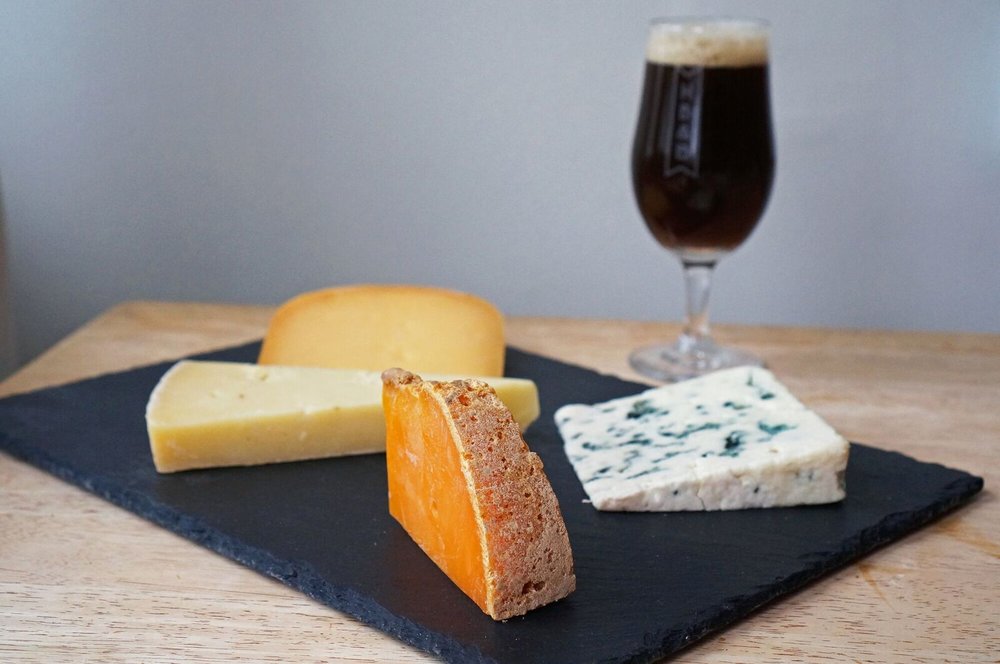 The Beer Lover’s Table: A Mixed Cheese Plate and The Kernel India Brown Ale