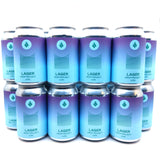 Drop Project Lager 4.2% CASE (24 x 330ml cans)-Hop Burns & Black