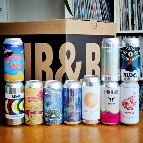 6 month pre-paid - HB&B Sub Club All Killer No Filler beer subscription box-Hop Burns & Black