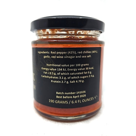 Burning Desire Sambal Oelek Chilli & Red Pepper Relish (125ml)