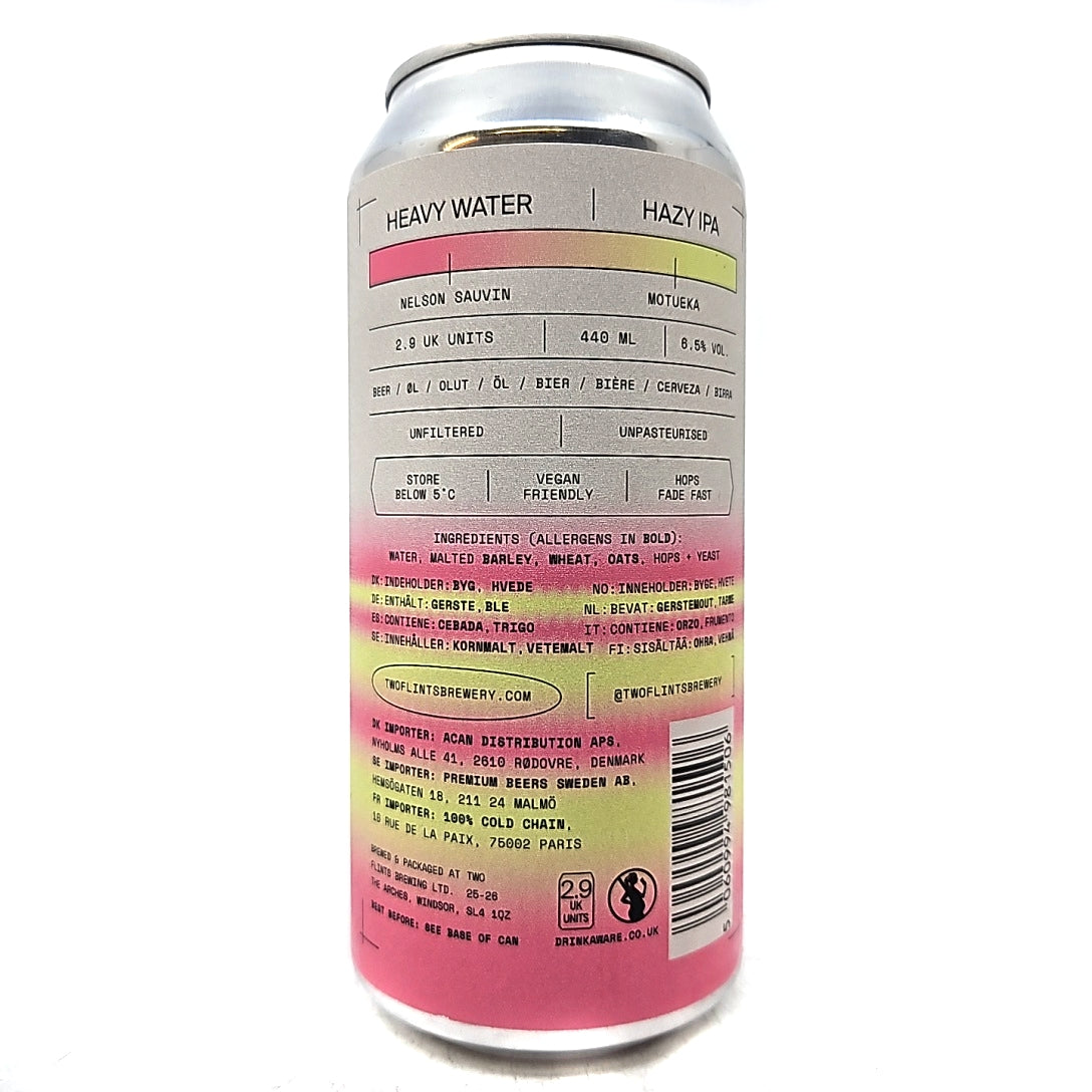 Two Flints Heavy Water Hazy IPA 6.5% (440ml can)