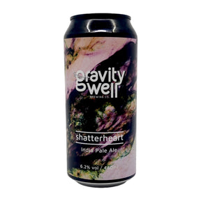 Gravity Well Shatterheart IPA 6.2% (440ml can)-Hop Burns & Black