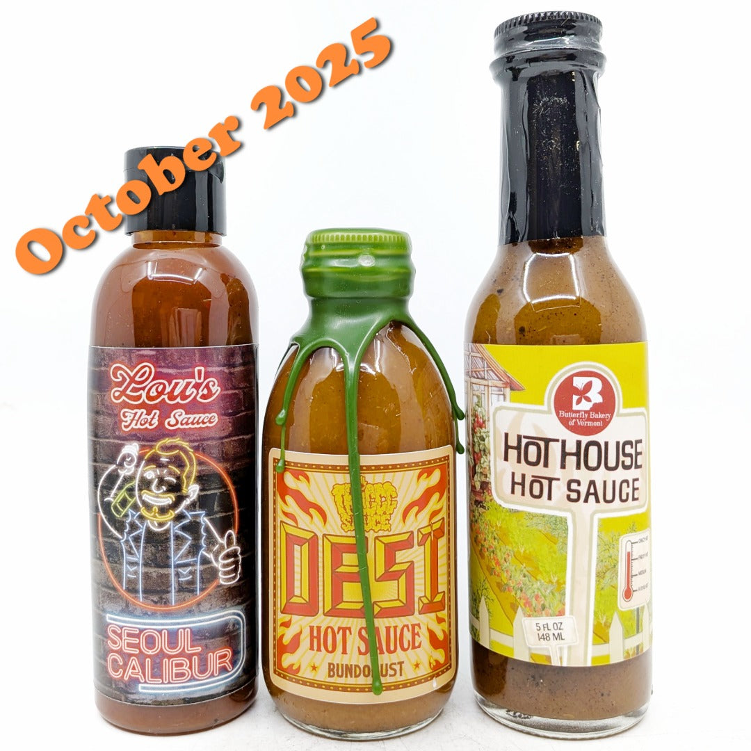 12 month bi-monthly (6 boxes) pre-paid Burns Box GIFT hot sauce subscription-Hop Burns & Black