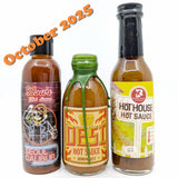 12 month bi-monthly (6 boxes) pre-paid Burns Box GIFT hot sauce subscription-Hop Burns & Black