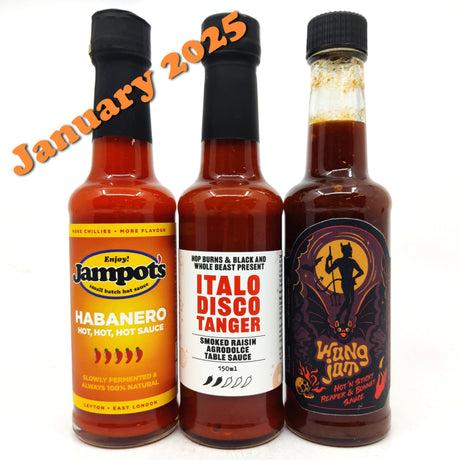 Quarterly - HB&B Sub Club Burns Box hot sauce subscription-Hop Burns & Black